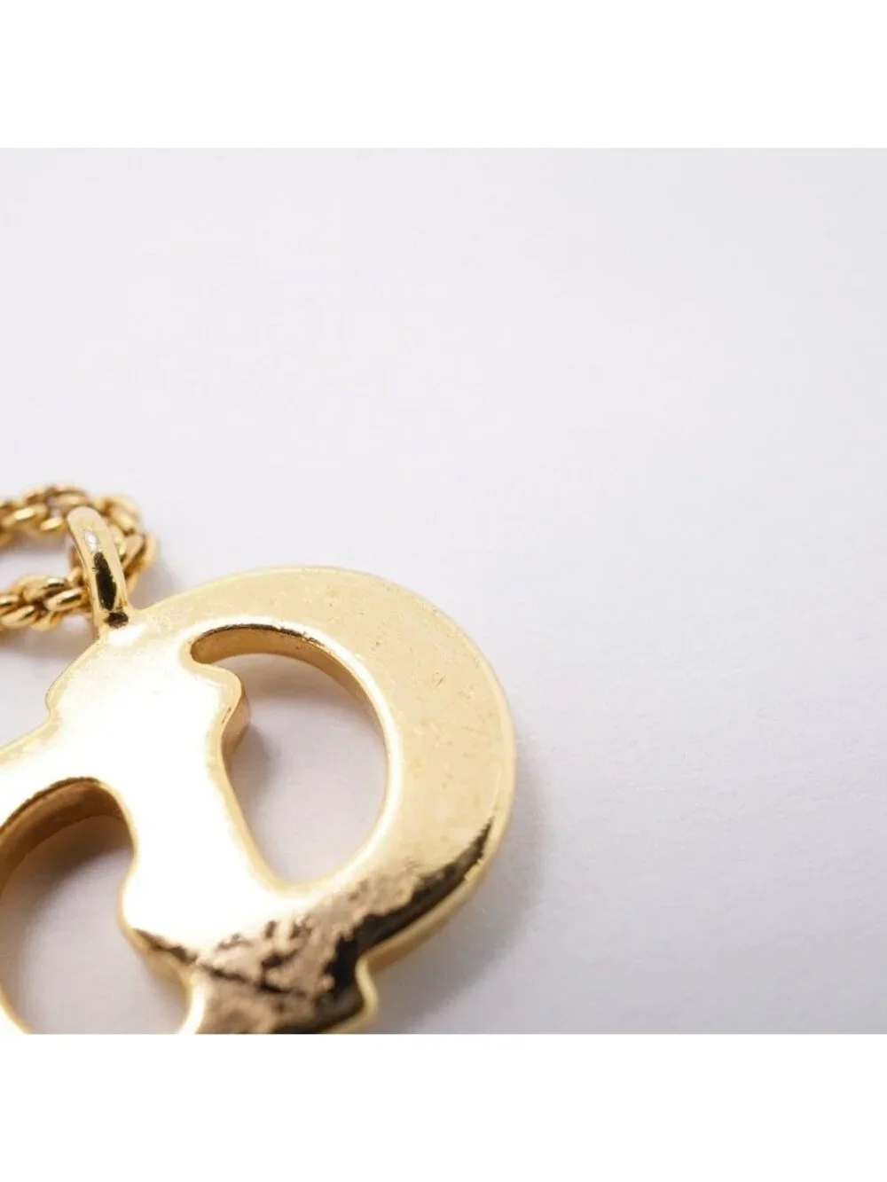 Dior Necklace CD Logo Gold Plated